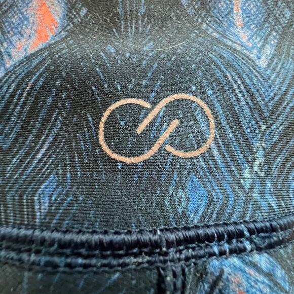 Calia by Carrie Underwood Printed Ruched Ankle Workout Leggings Size M Athletic - Picture 12 of 12